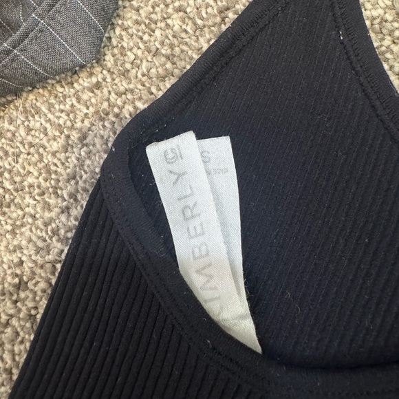 Black Ribbed Tank Top - Picture 6 of 7